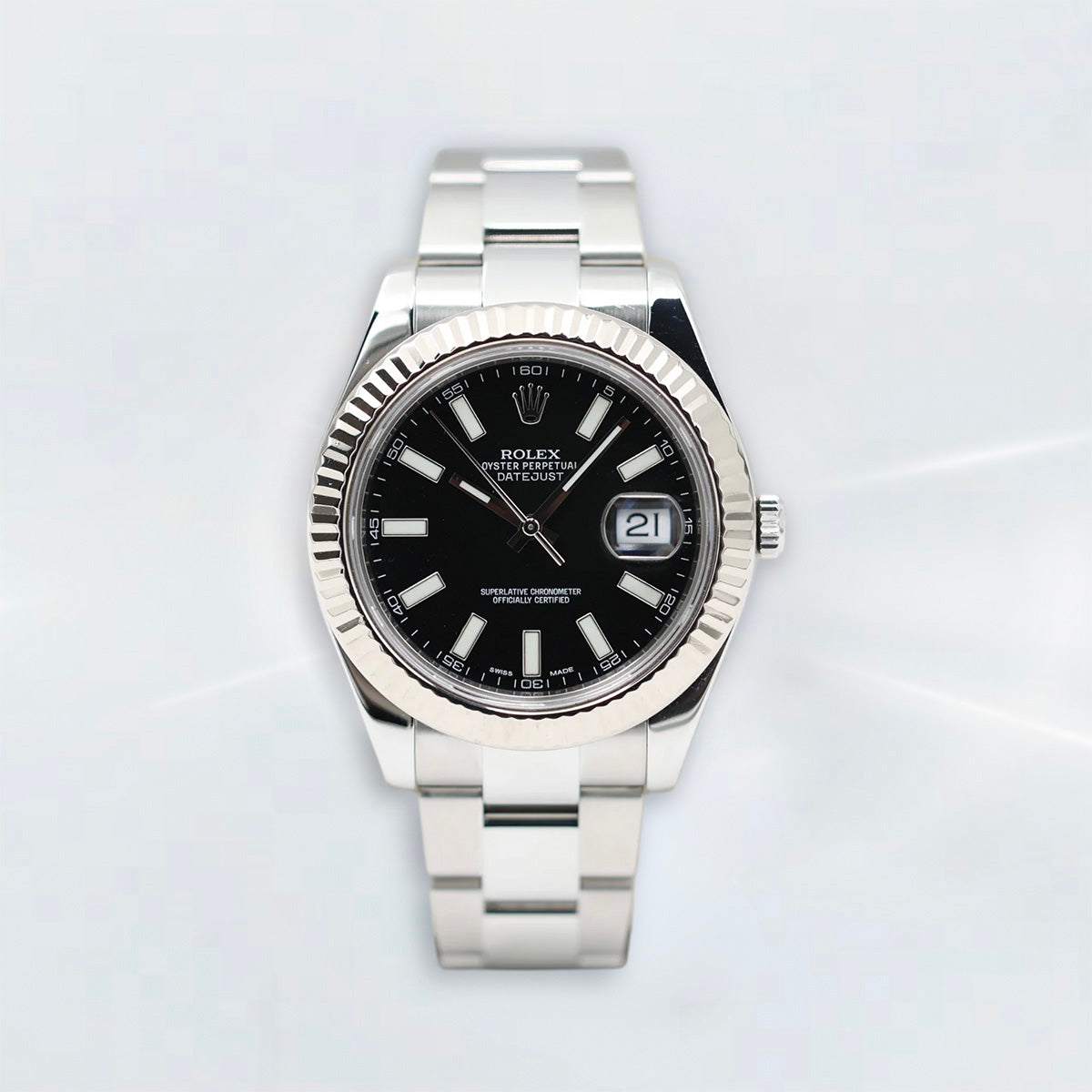 Rubber B Entegre Kauçuk Kayış | Rolex Datejust 41 mm (Ref: 1163**) ile Uyumlu