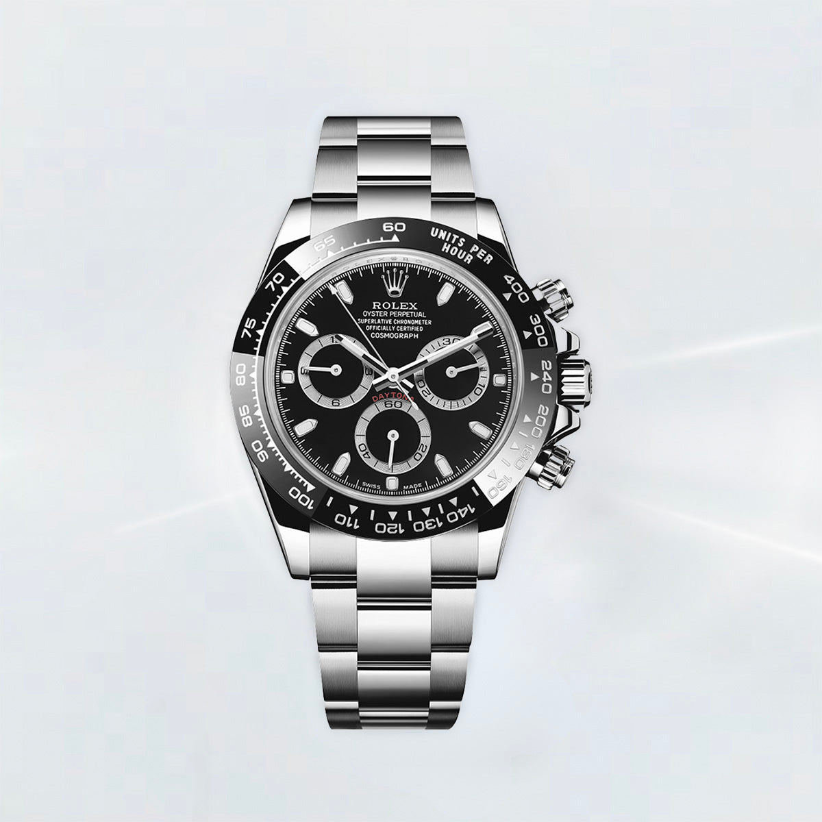 Rubber B Entegre Kauçuk Kayış | Rolex Daytona 1165xx Oyster Bracelet (2023 Öncesi) ile Uyumlu