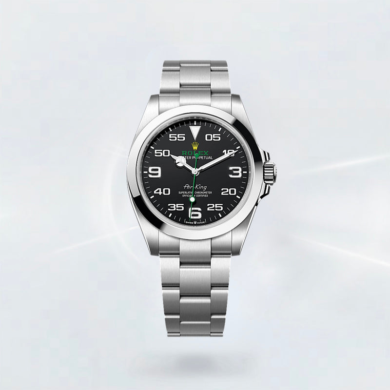 Rubber B Entegre Kauçuk Kayış | Rolex Air-King 116900 Uyumlu
