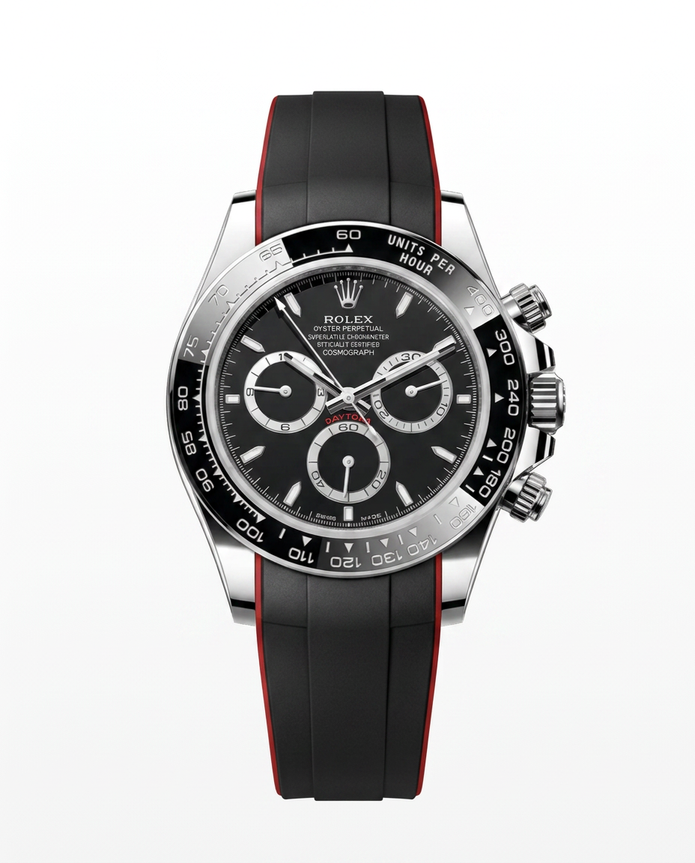 Rubber B Entegre Kauçuk Kayış | Rolex Daytona 126500 ile Uyumlu