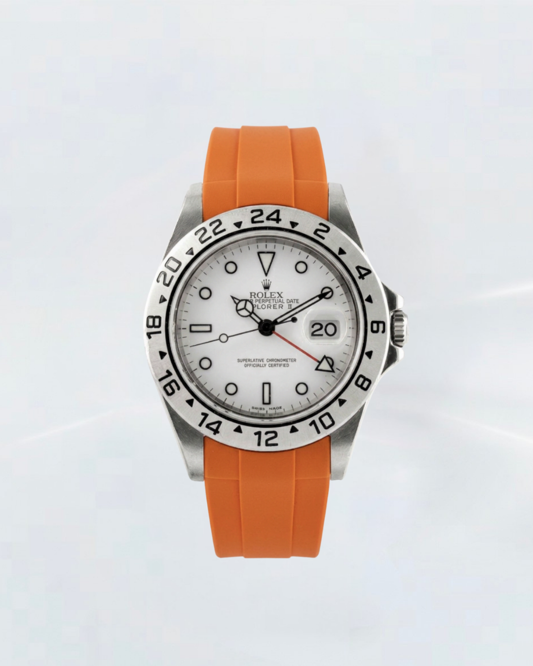 Explorer II 40 mm (Ref;16570) ile Uyumlu Kayış