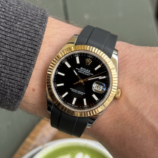 Rolex Datejust 41 mm (Ref: 1163**) ile Uyumlu Kayış