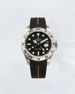 Rubber B Entegre Kauçuk Kayış | Rolex Explorer II 42 mm (Ref; 216570) ile Uyumlu