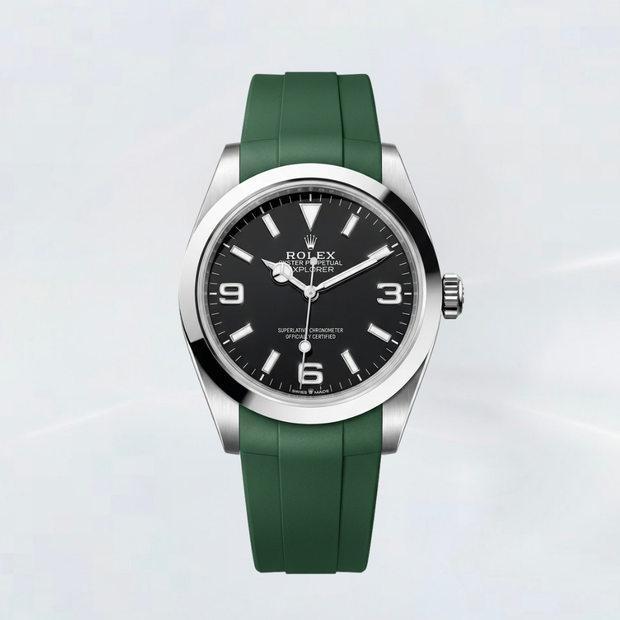 Rubber B Entegre Kauçuk Kayış | Rolex Explorer 40 mm (Ref; 224270) ile Uyumlu