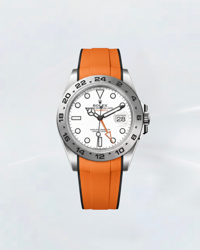 Rubber B Entegre Kauçuk Kayış | Rolex Explorer II 42 mm (Ref: 226570) ile Uyumlu