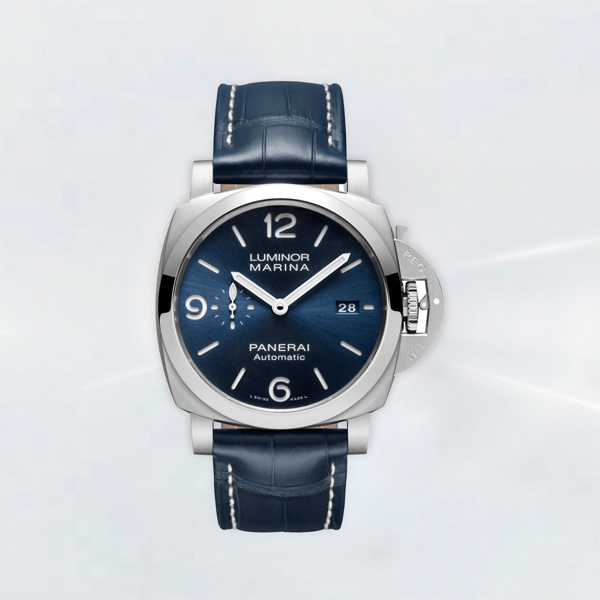 Rubber B Entegre Kauçuk Kayış | Panerai Luminor & Luminor Marina 44 mm TYPE 1 Tang Buckle Uyumlu