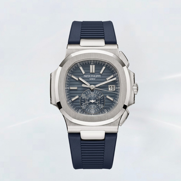 Rubber B Kauçuk Kayış | Patek Philippe Nautilus 5980 (Deri Kayışlı) Patek Klipsi ile Uyumlu