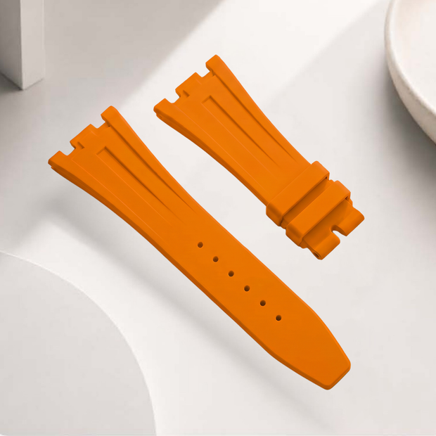 Rubber B | Audemars Piguet Royal Oak Alligator Deri Kayış 41 mm ile Uyumlu