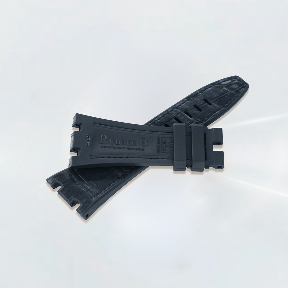 Rubber B Entegre Kauçuk Kayış | Audemars Piguet Royal Oak Offshore 42 mm ile Uyumlu
