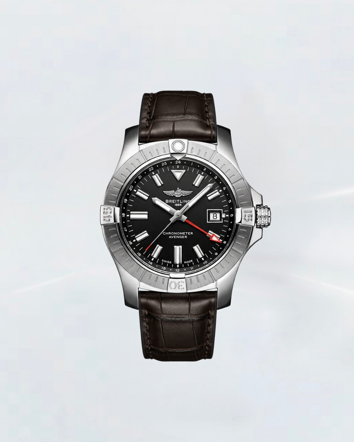Rubber B Entegre Kauçuk Kayış | Breitling Avenger 45 mm ile Uyumlu