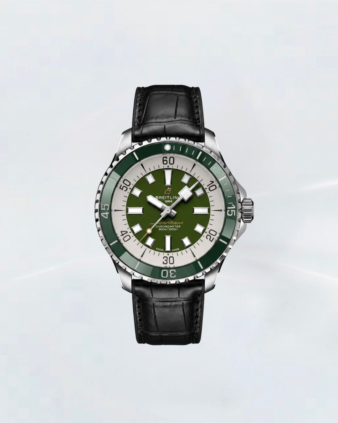 Rubber B Entegre Kauçuk Kayış | Breitling Superocean 44 mm ile Uyumlu