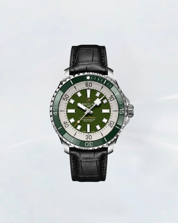 Rubber B Entegre Kauçuk Kayış | Breitling Superocean 44 mm ile Uyumlu