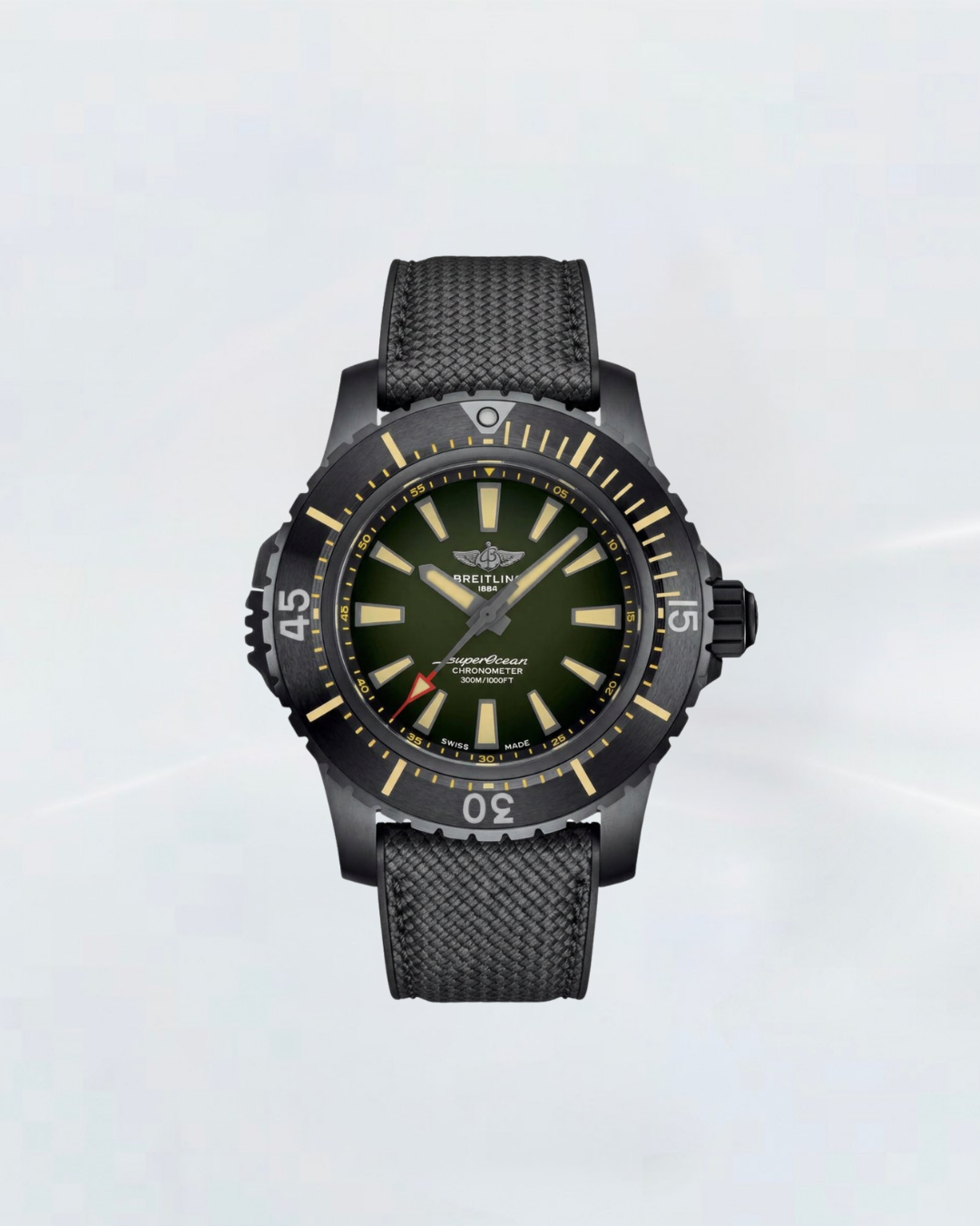 Rubber B Entegre Kauçuk Kayış | Breitling Superocean 48 mm ile Uyumlu