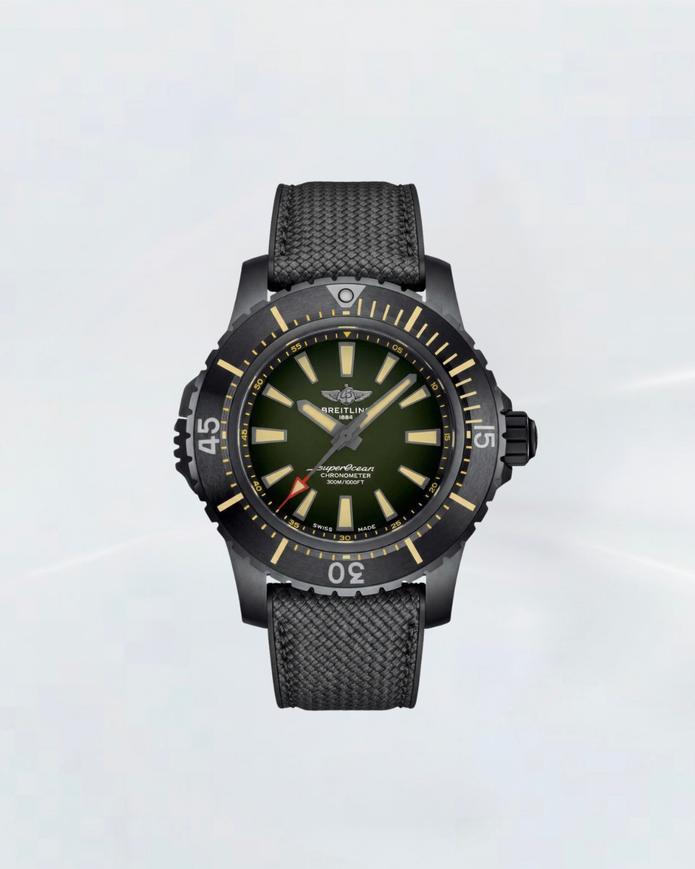 Rubber B Entegre Kauçuk Kayış | Breitling Superocean 48 mm ile Uyumlu