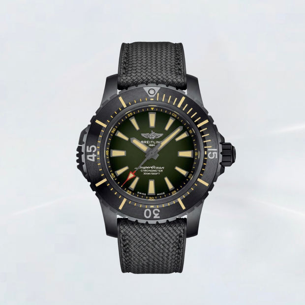 Rubber B Entegre Kauçuk Kayış | Breitling Superocean 48 mm ile Uyumlu