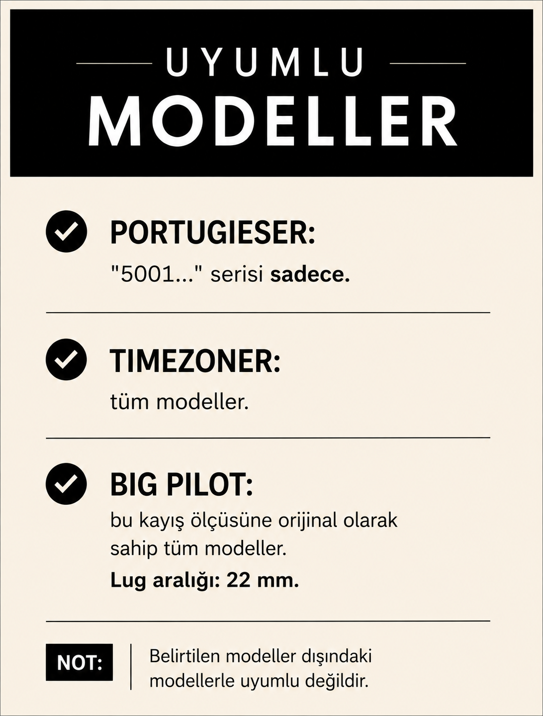 Rubber B Entegre Kauçuk Kayış | IWC Big Pilot 46 mm IWC Klipsi ile Uyumlu