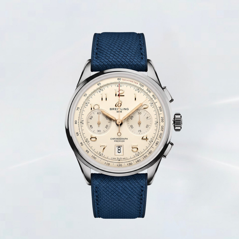 Rubber B Entegre Kauçuk Kayış | Breitling Premier Chronograph 42 mm ile Uyumlu