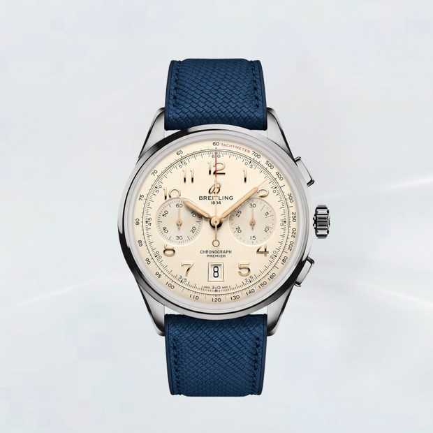 Rubber B Kauçuk Kayış | Breitling Premier Chronograph 42 mm ile Uyumlu