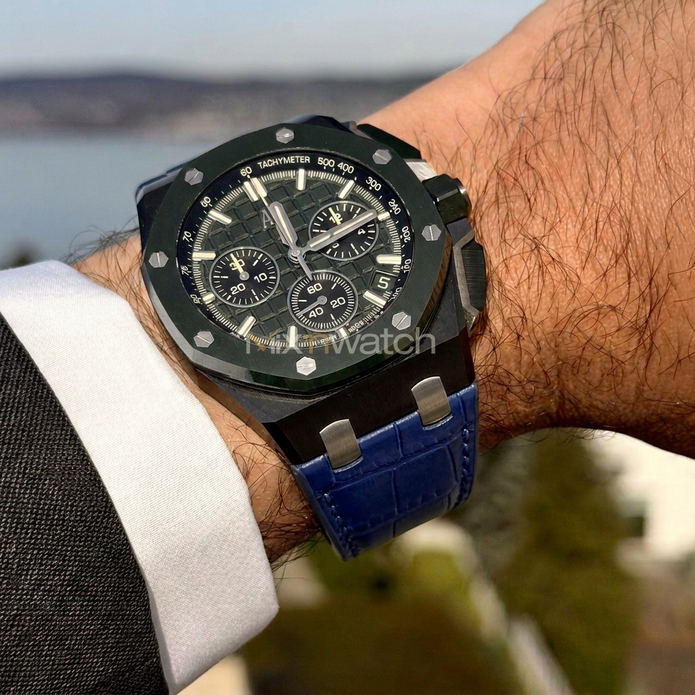 AP Royal Oak Offshore 44 mm ile Uyumlu Kayış