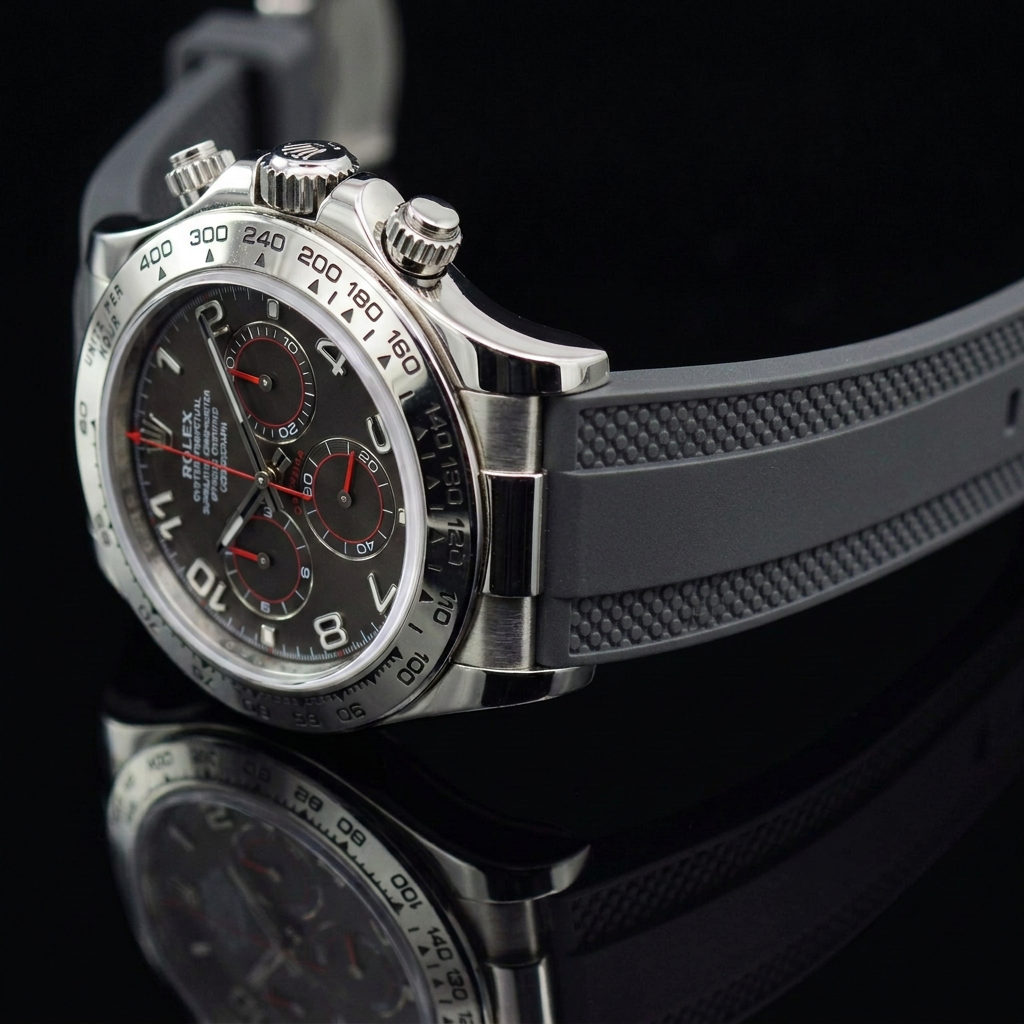 Daytona Deri Kayış Yellow Gold, White Gold ile Uyumlu