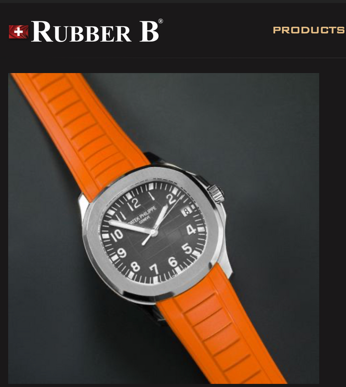 Rubber B Entegre Kauçuk Kayış | Patek Philippe 5167