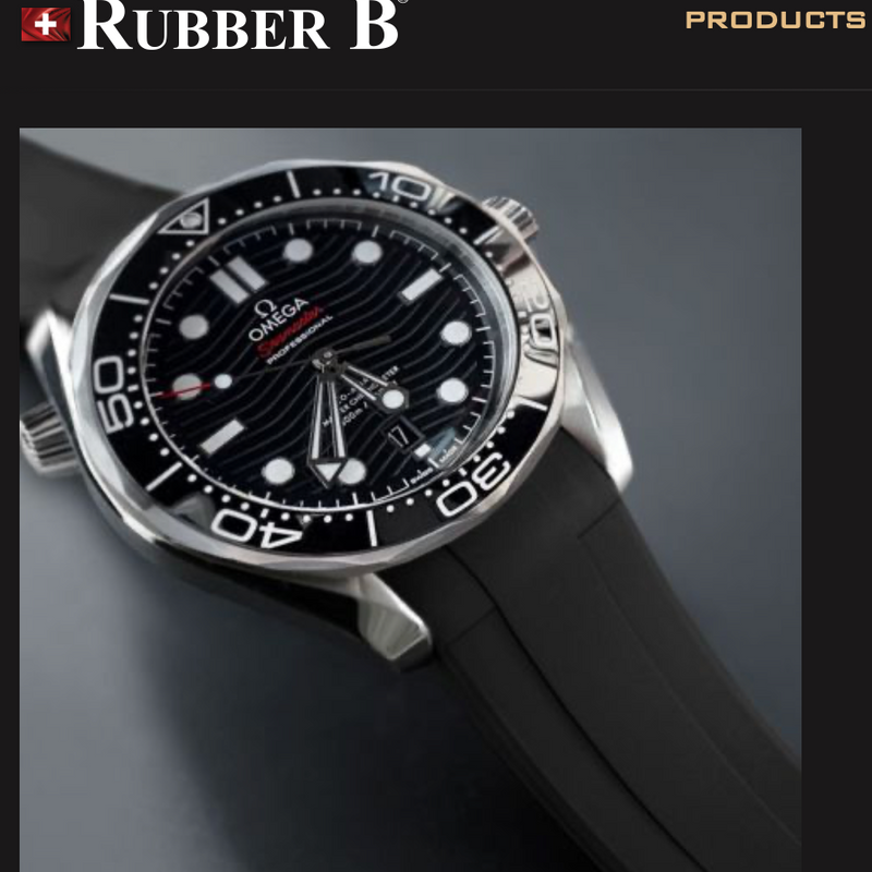 Rubber B Entegre Kauçuk Kayış | Omega Seamaster 300