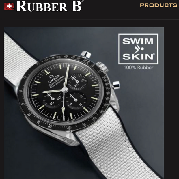 Rubber B Entegre Kauçuk Kayış | Omega SpeedMaster 42 mm