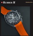 Rubber B Entegre Kauçuk Kayış | Omega SpeedMaster MoonSwatch