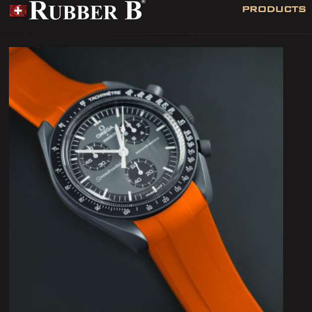 Rubber B Entegre Kauçuk Kayış | Omega SpeedMaster MoonSwatch