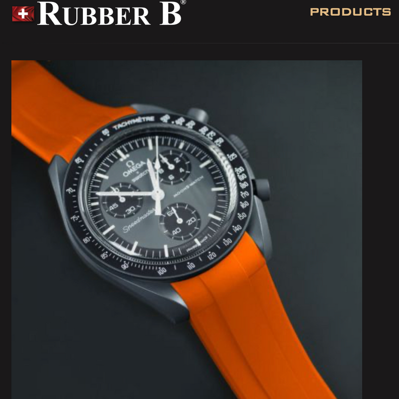 Rubber B Entegre Kauçuk Kayış | Omega SpeedMaster MoonSwatch