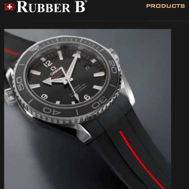 Rubber B Entegre Kauçuk Kayış | Omega Seamaster Planet Ocean