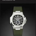 Rubber B Entegre Kauçuk Kayış | Patek Philippe Nautilus 5726A ( Deri Kayışlı ) Patek Klipsi ile Uyumlu