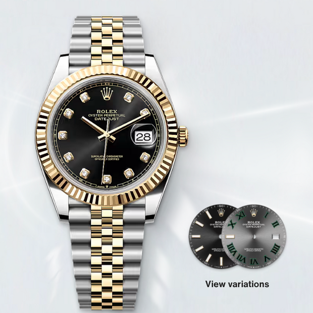 Rubber B Entegre Kauçuk Kayış | Datejust 41 ( 126331/12633/126334 ) ile Uyumlu