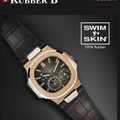 Rubber B Entegre Kauçuk Kayış | Patek Philippe Nautilus 5712 (Deri Kayışlı) Patek Klipsi ile Uyumlu