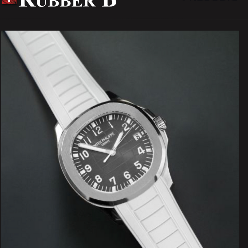 Rubber B Entegre Kauçuk Kayış | Patek Philippe Aquanaut 5167A Tang Buckle Uyumlu