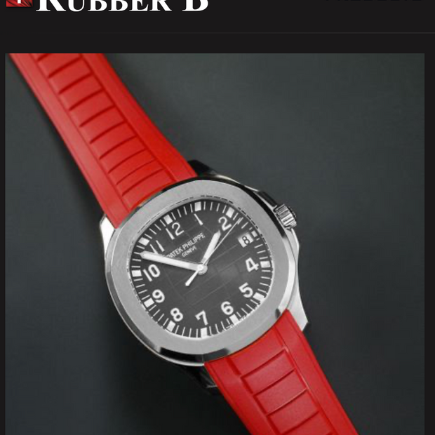 Rubber B Entegre Kauçuk Kayış | Patek Philippe Aquanaut 5164R Tang Buckle Uyumlu