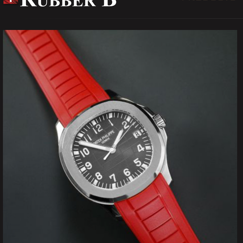 Rubber B Entegre Kauçuk Kayış | Patek Philippe Aquanaut 5164R Tang Buckle Uyumlu