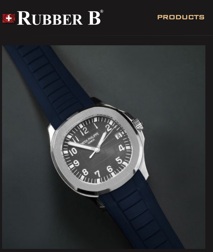 Rubber B Entegre Kauçuk Kayış | Patek Philippe Aquanaut 5164R Patek Klipsi ile Uyumlu