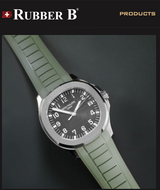 Rubber B Entegre Kauçuk Kayış | Patek Philippe Aquanaut 5167R Tang Buckle Uyumlu