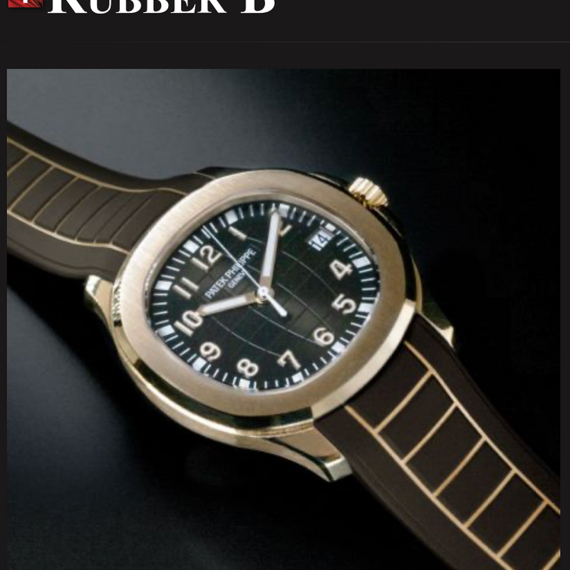 Rubber B Entegre Kauçuk Kayış | Patek Philippe Aquanaut 5167A Patek Klipsi ile Uyumlu