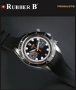 Rubber B Entegre Kauçuk Kayış | Tudor Heritage Chrono 42 mm Tudor Klipsi ile Uyumlu