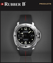Rubber B Entegre Kauçuk Kayış | Panerai Submersible 44 mm (1950 Kasa Hariç) Tang Buckle Uyumlu