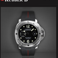 Rubber B Entegre Kauçuk Kayış | Panerai Submersible 44 mm (1950 Kasa Hariç) Tang Buckle Uyumlu