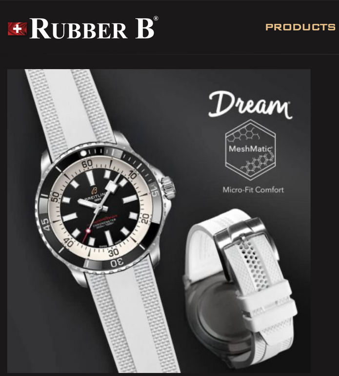 Rubber B Universal Kauçuk Kayış | 22 mm Lug Aralığına Uyumlu