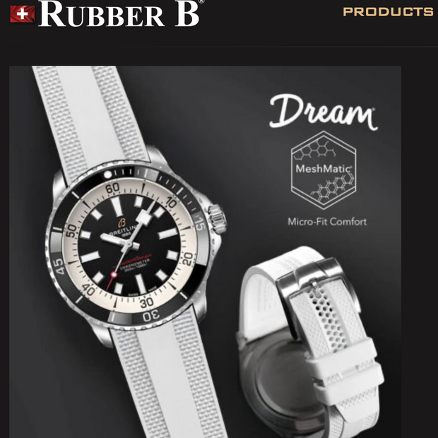 Rubber B Universal Kauçuk Kayış | 22 mm Lug Aralığına Uyumlu