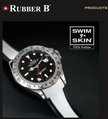 Rubber B Entegre Kauçuk Kayış | Rolex Explorer II 40 mm (Ref; 16570) ile Uyumlu