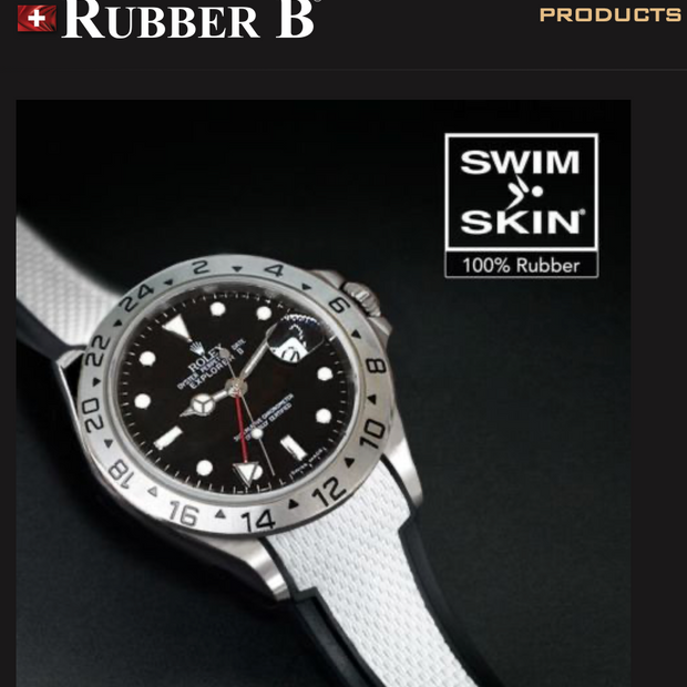 Rubber B Entegre Kauçuk Kayış | Rolex Explorer II 40 mm (Ref; 16570) ile Uyumlu