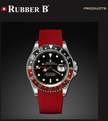 Rubber B Entegre Kauçuk Kayış | Rolex GMT-Master II (Seramik Olmayan, Oyster) ile Uyumlu