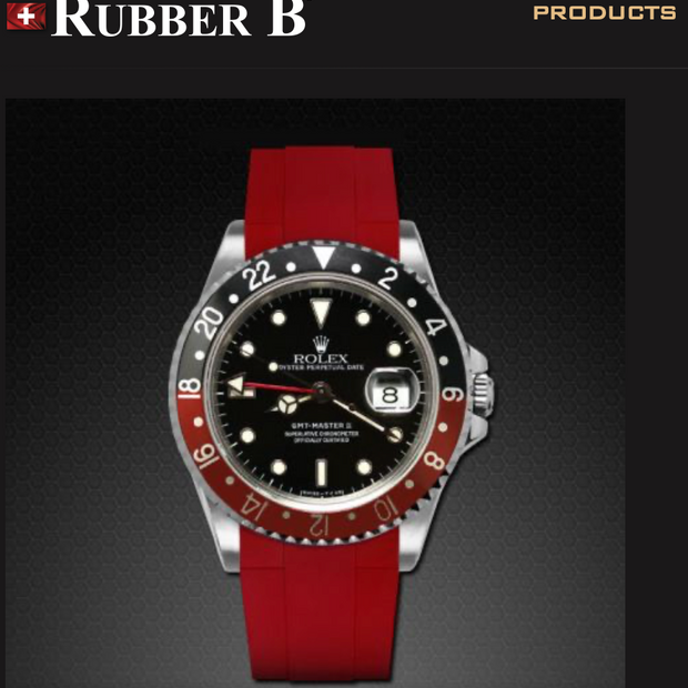 Rubber B Entegre Kauçuk Kayış | Rolex GMT-Master II (Seramik Olmayan, Oyster) ile Uyumlu