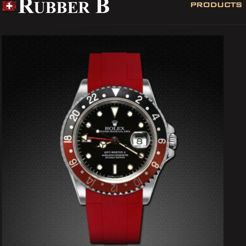Rubber B Entegre Kauçuk Kayış | Rolex GMT-Master II (Seramik Olmayan, Oyster) ile Uyumlu